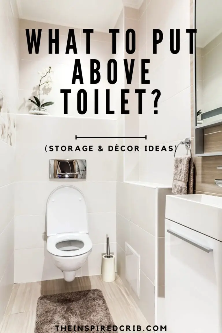 What To Put Above Toilet? (Storage & Décor Ideas) - The Inspired Crib